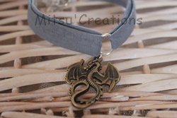 Bracelet tissus au choix Dragon